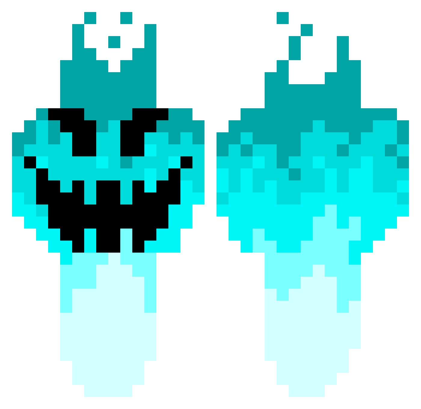 Jouetclub Minecraft skin, front and back view
