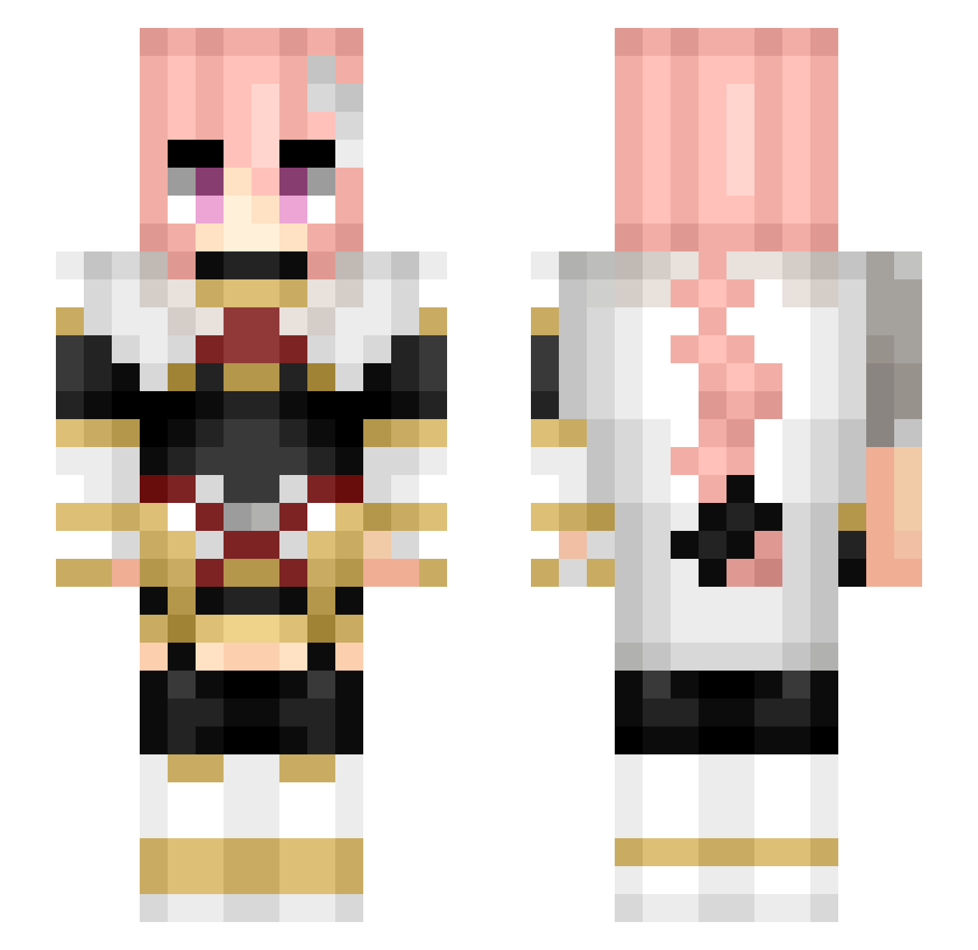 xenozxc8912 Minecraft skin, front and back view