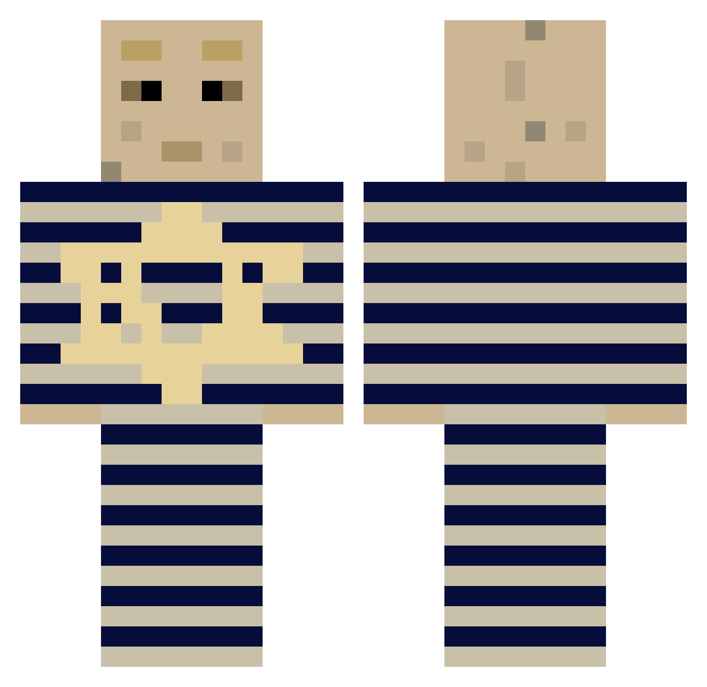 snessieemmit Minecraft skin, front and back view