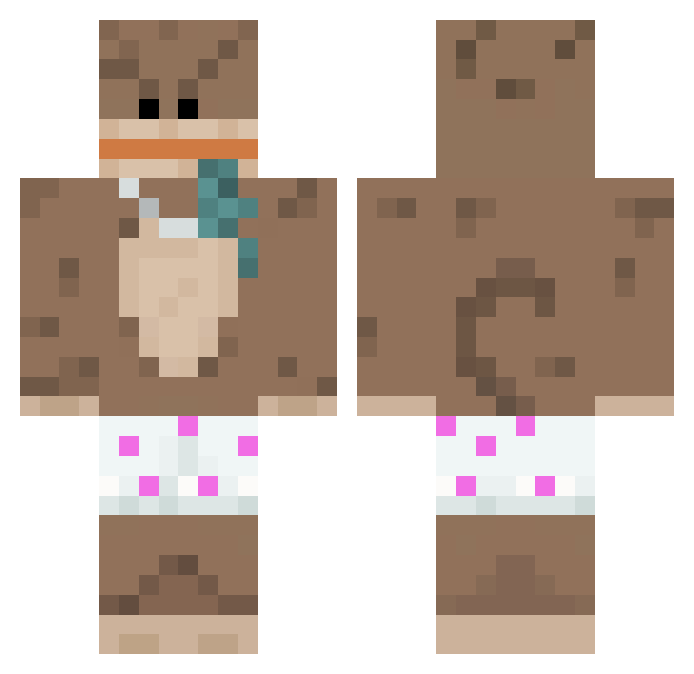 Satrik_08 Minecraft skin, front and back view