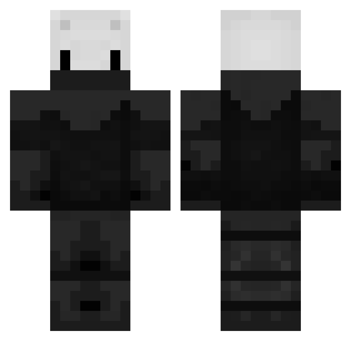SAEEEED Minecraft skin, front and back view