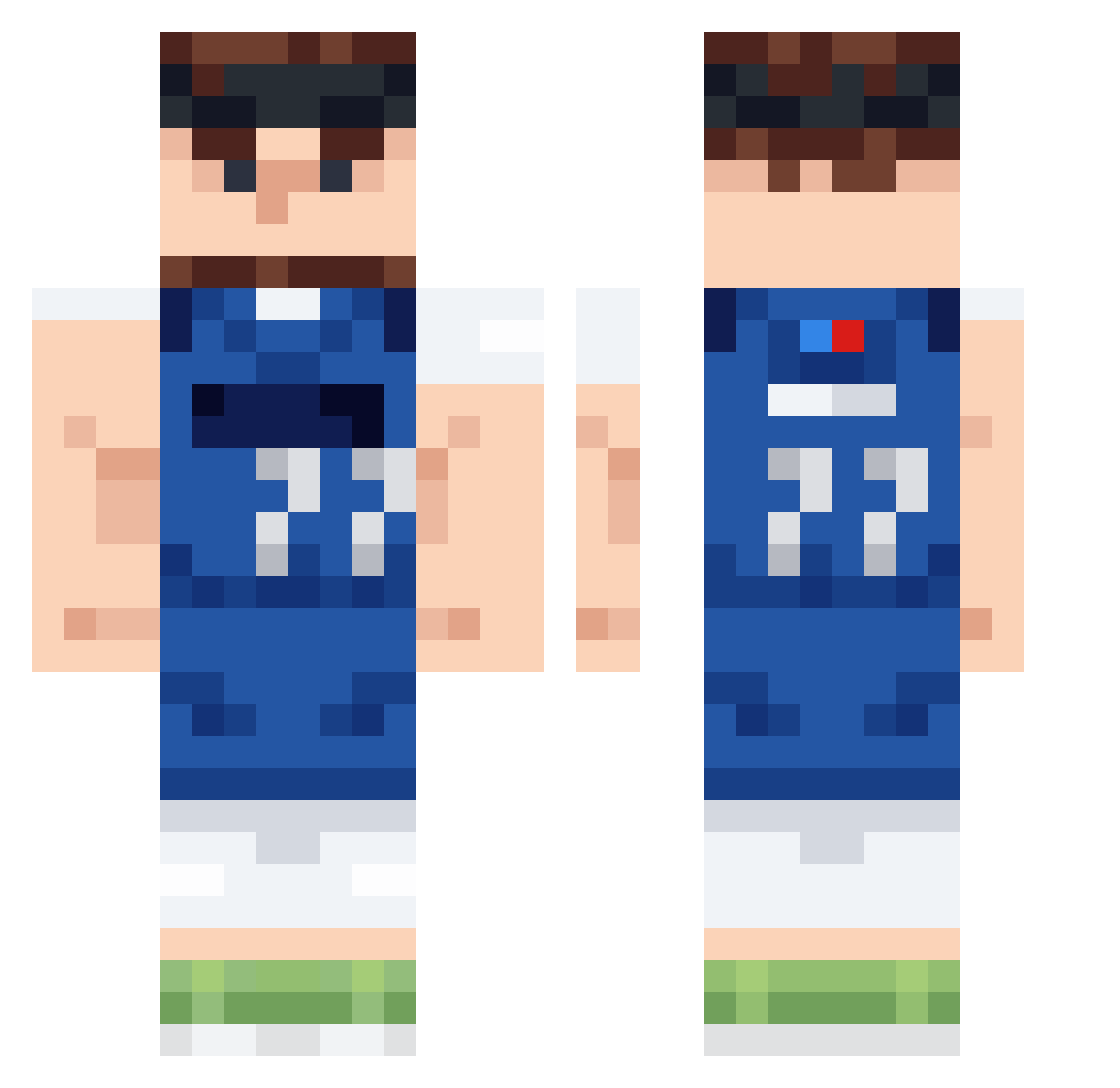 andyiscool09 Minecraft skin, front and back view