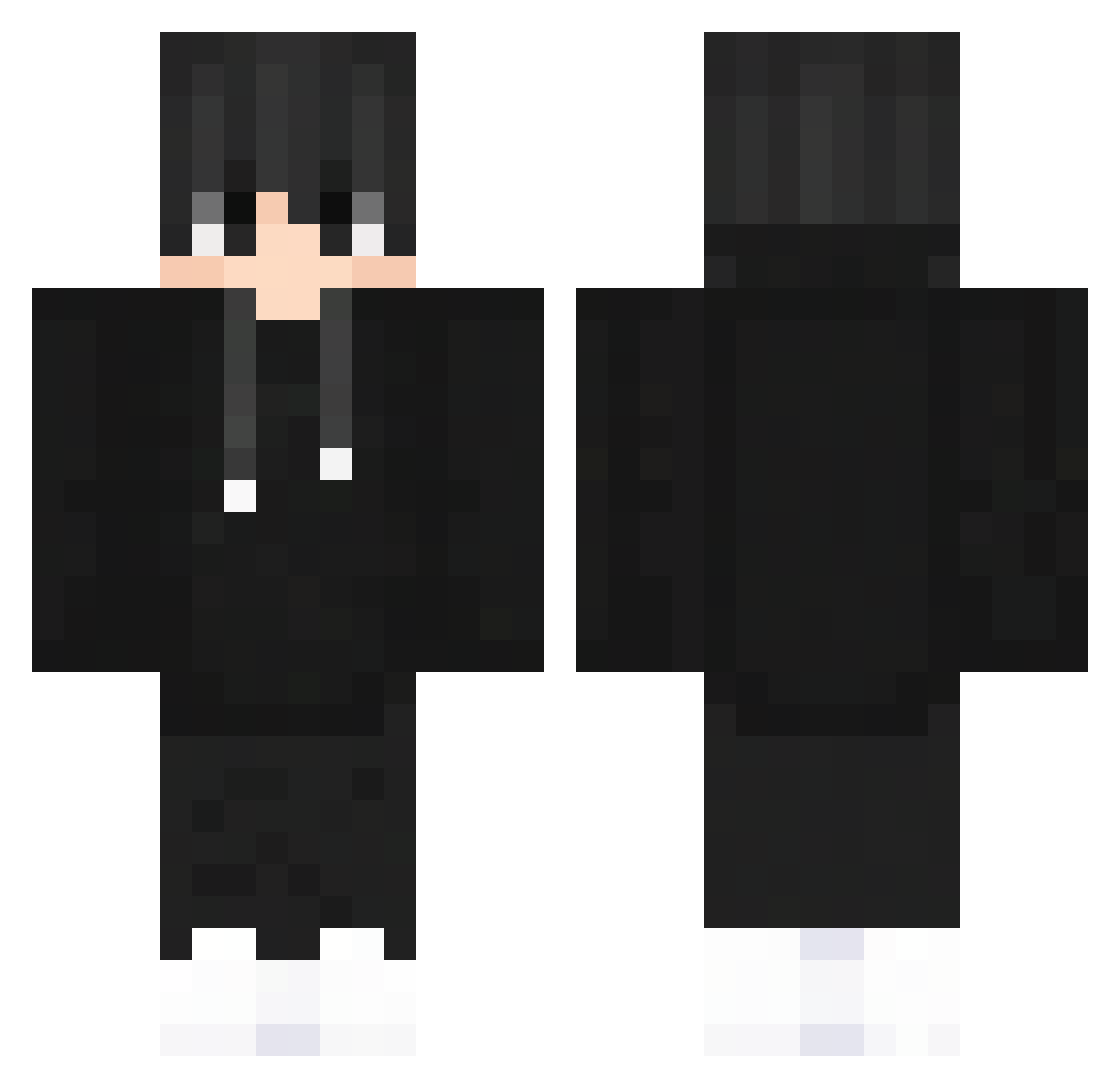 XDwaldekXD Minecraft skin, front and back view