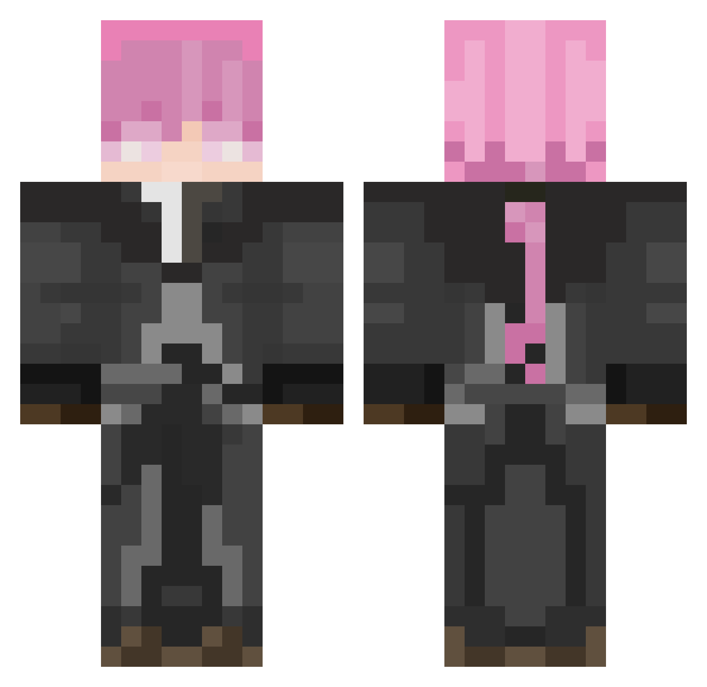 DYDY0911 Minecraft skin, front and back view