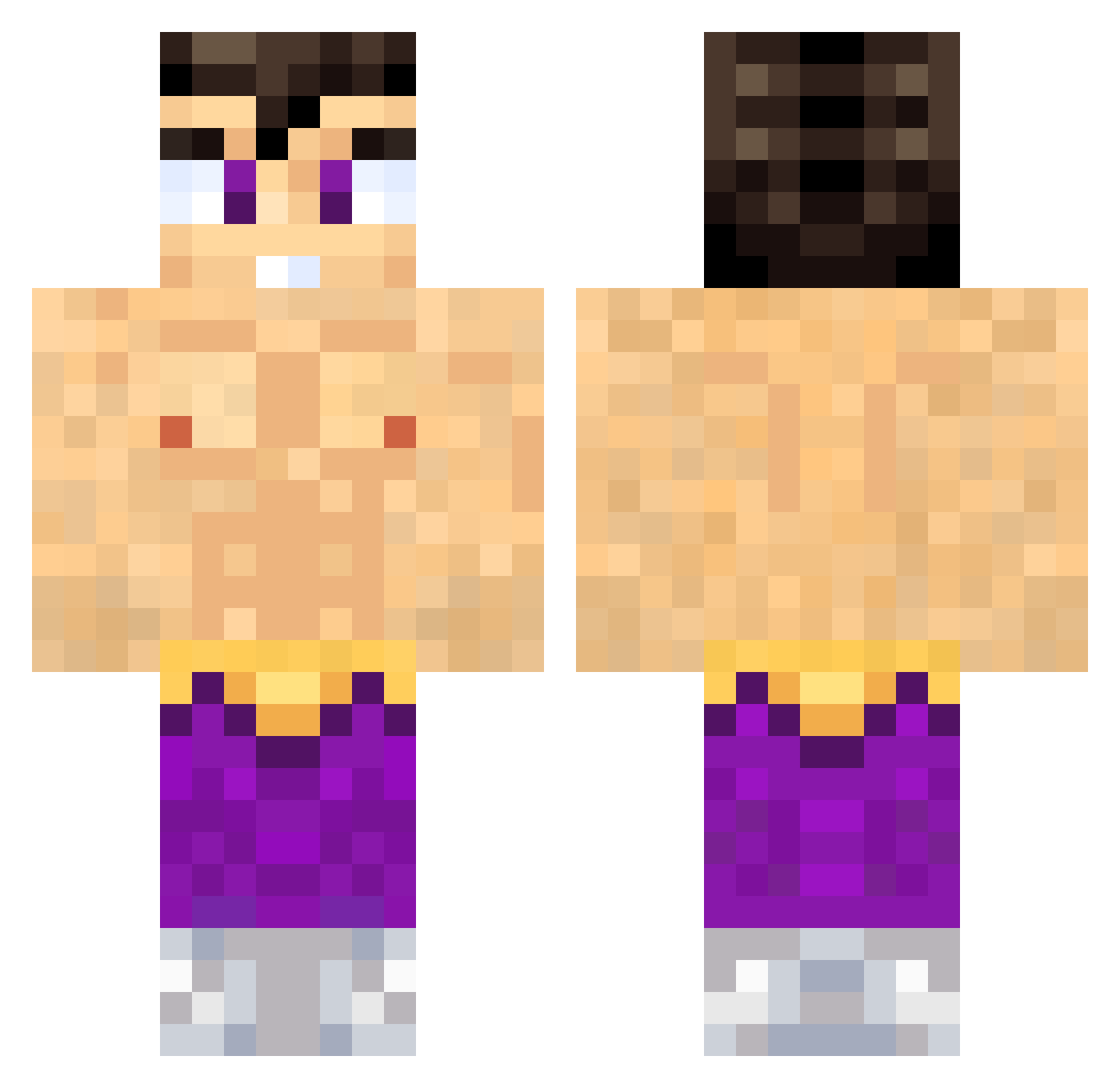 ChickenSpot_ Minecraft skin, front and back view