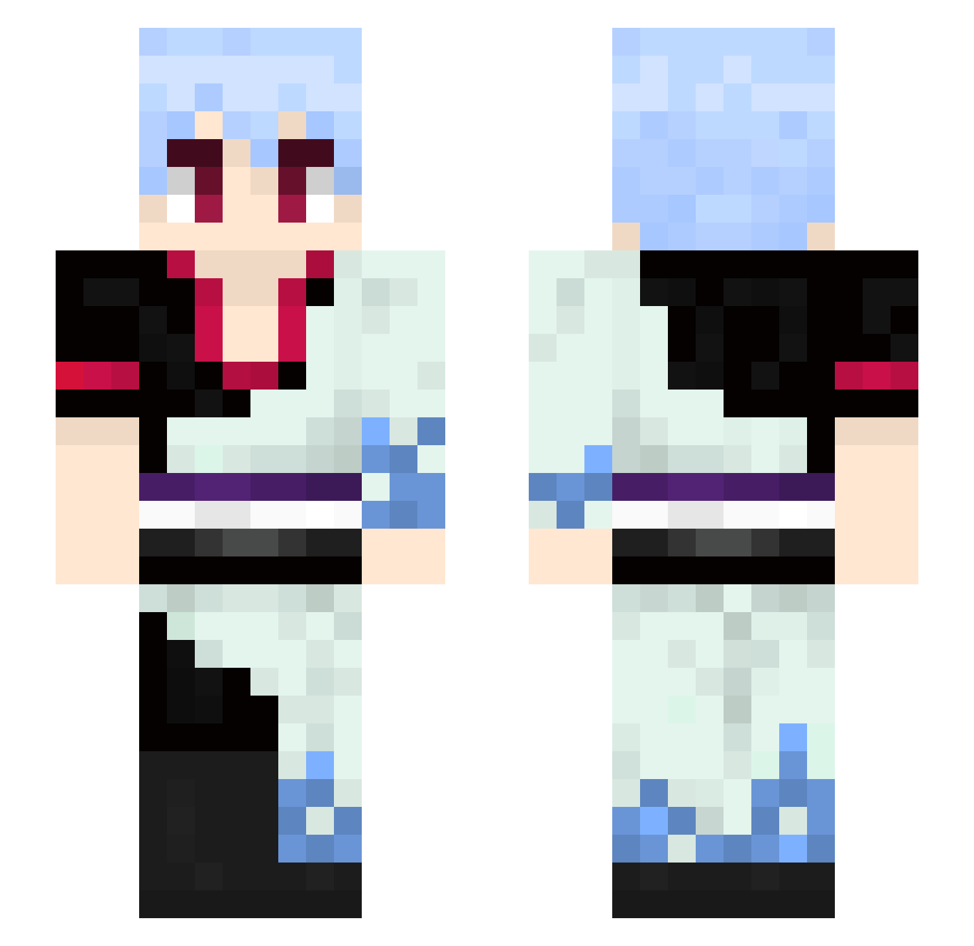 kerven_chen Minecraft skin, front and back view