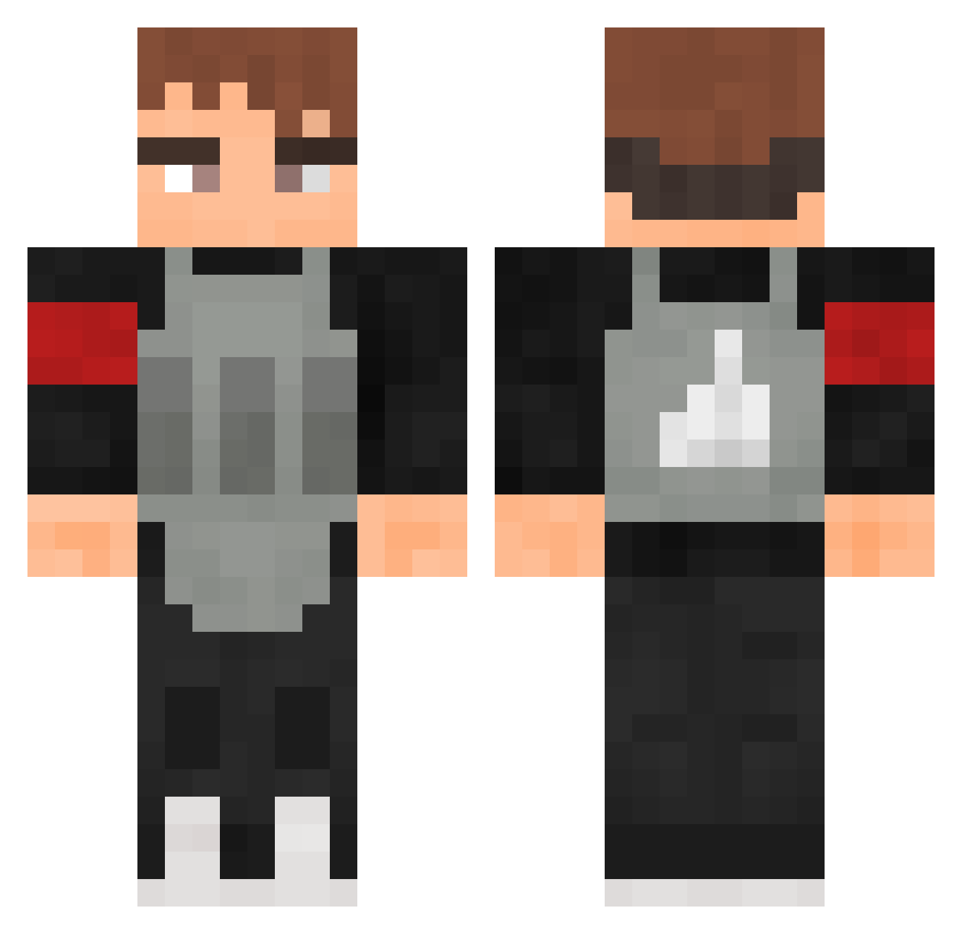 Abubachir_Trahov Minecraft skin, front and back view