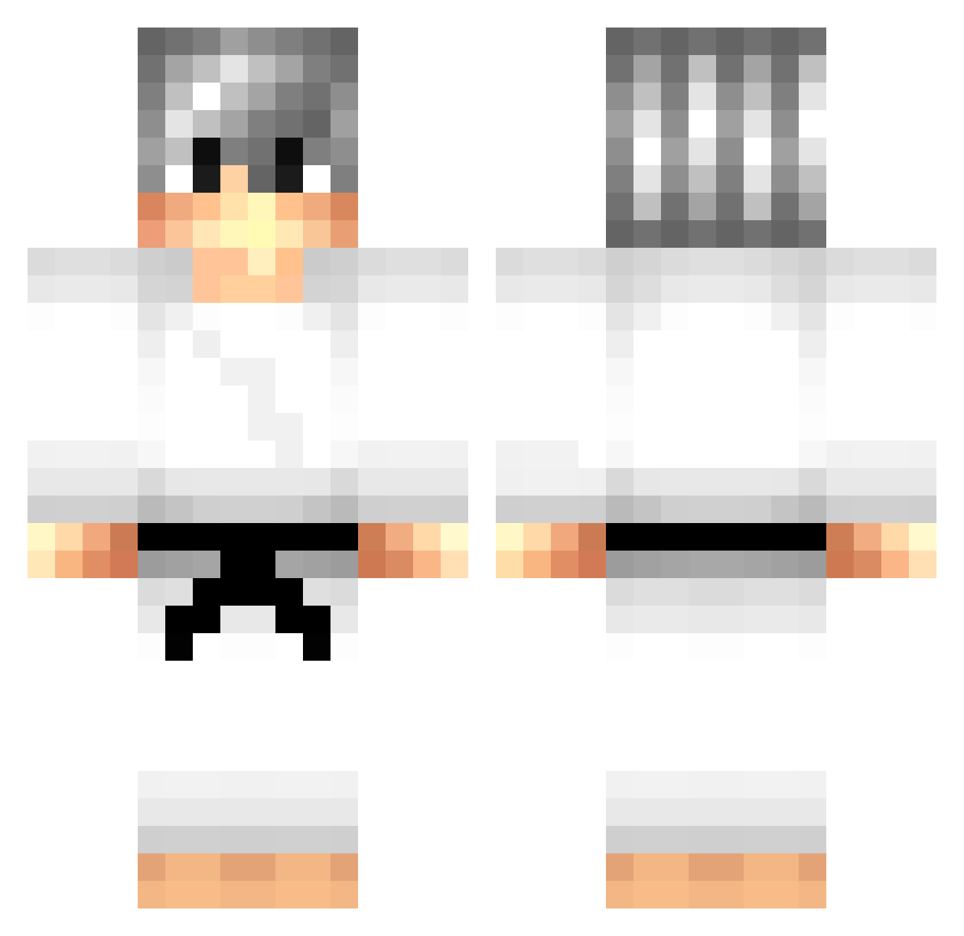 iiTrappinq_ Minecraft skin, front and back view