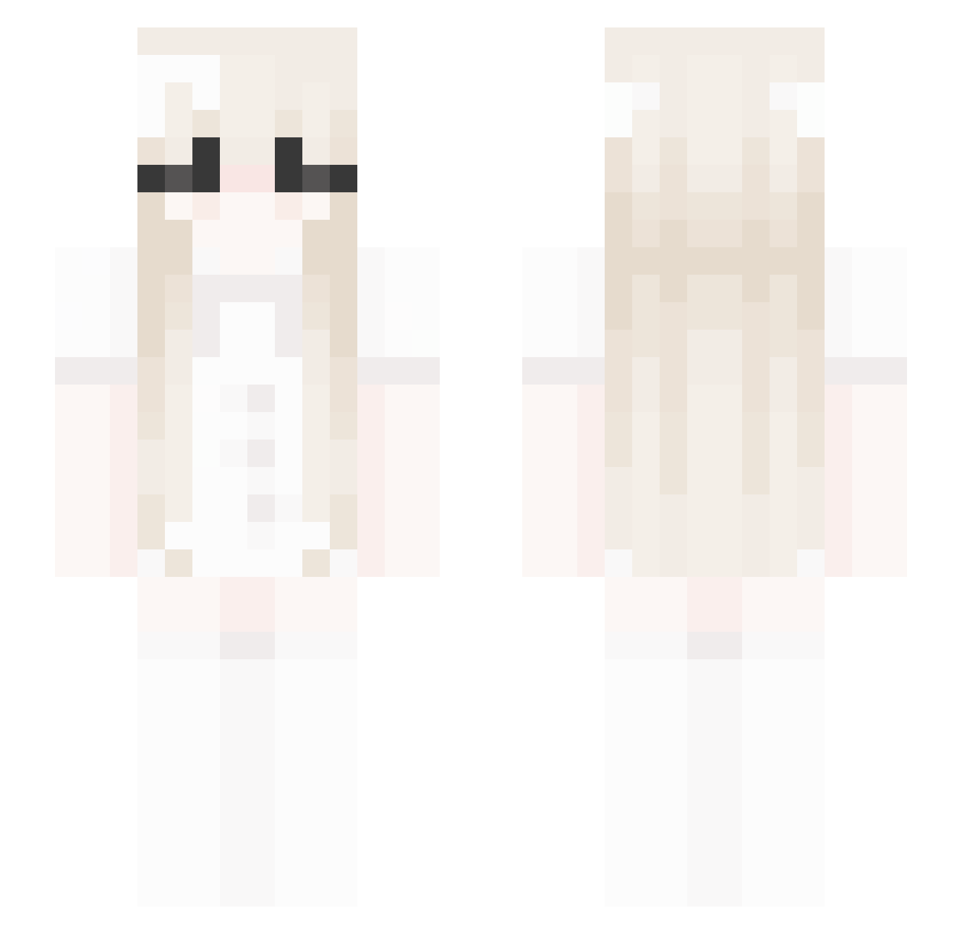 sleepyzan Minecraft skin, front and back view