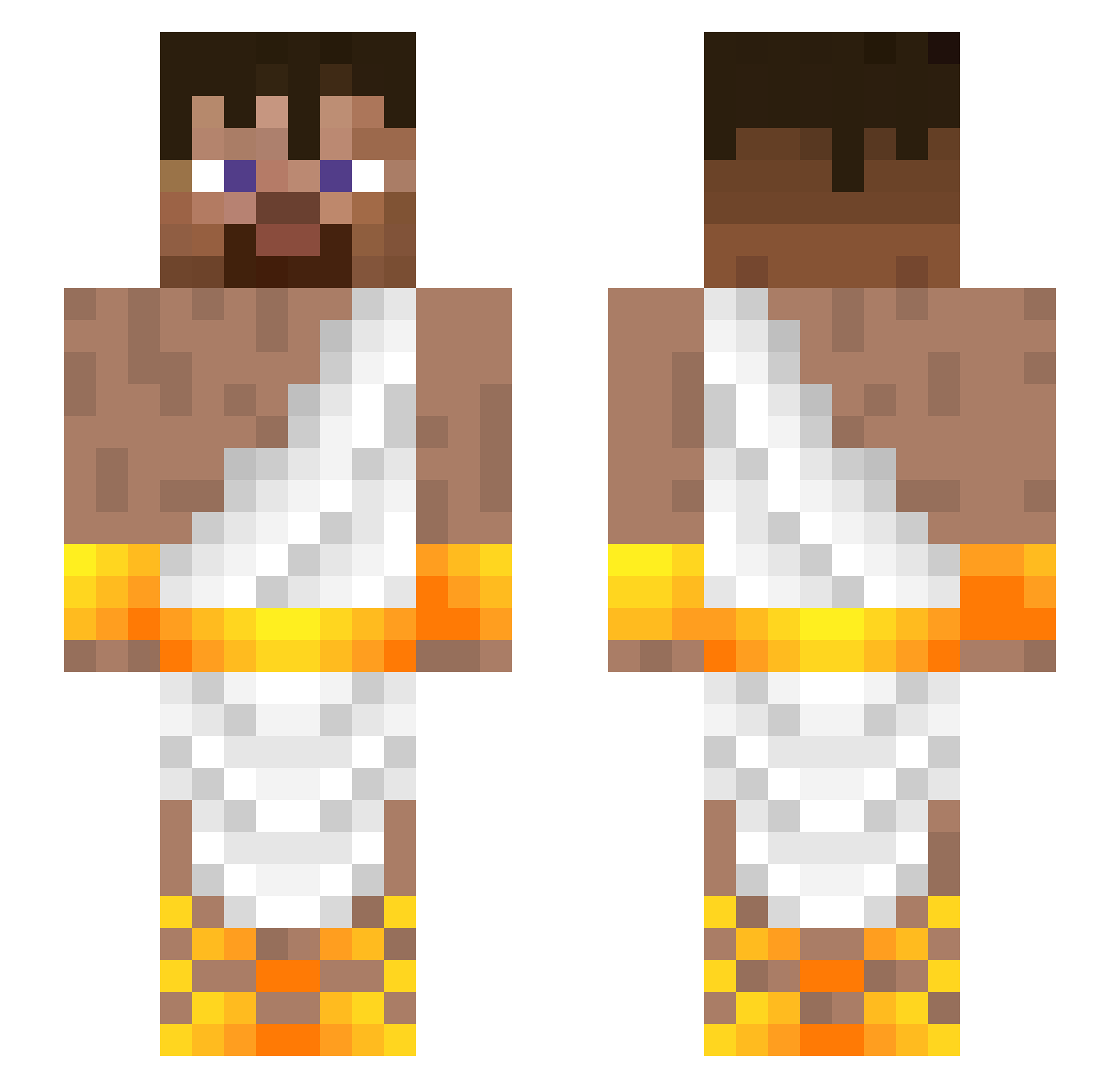 Omgyjya_Switch7 Minecraft skin, front and back view