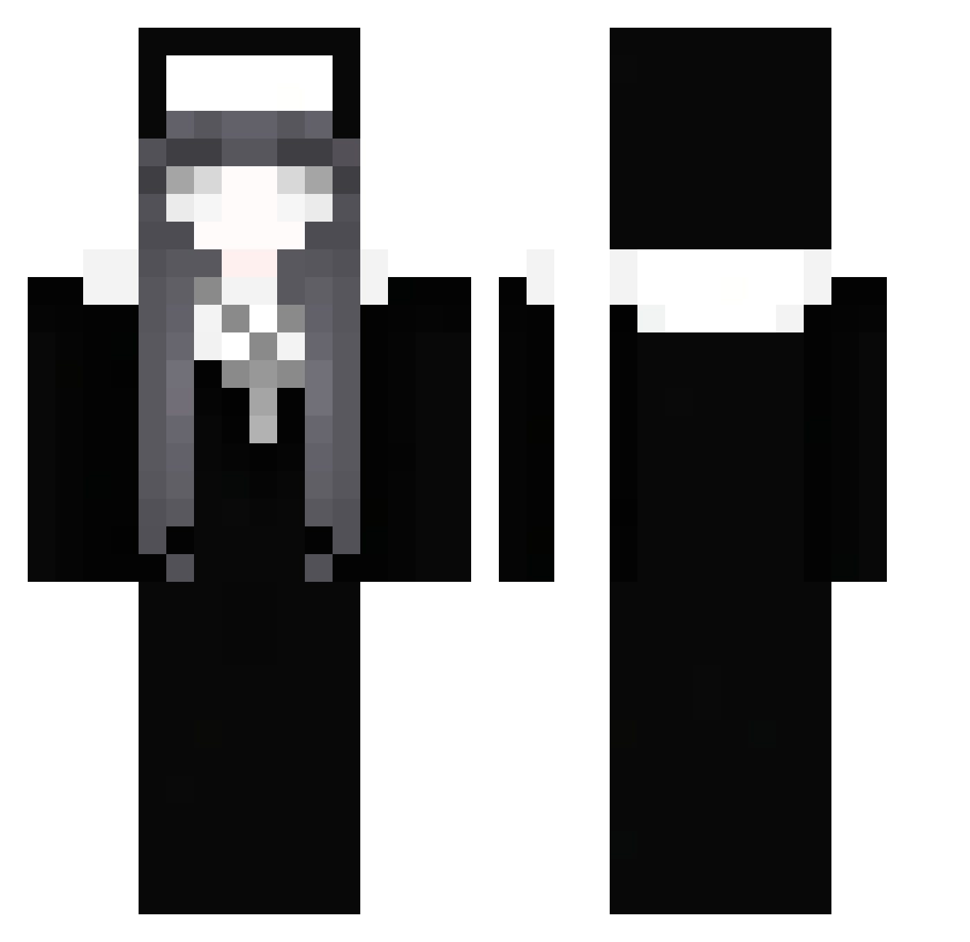 sunnnuwu Minecraft skin, front and back view