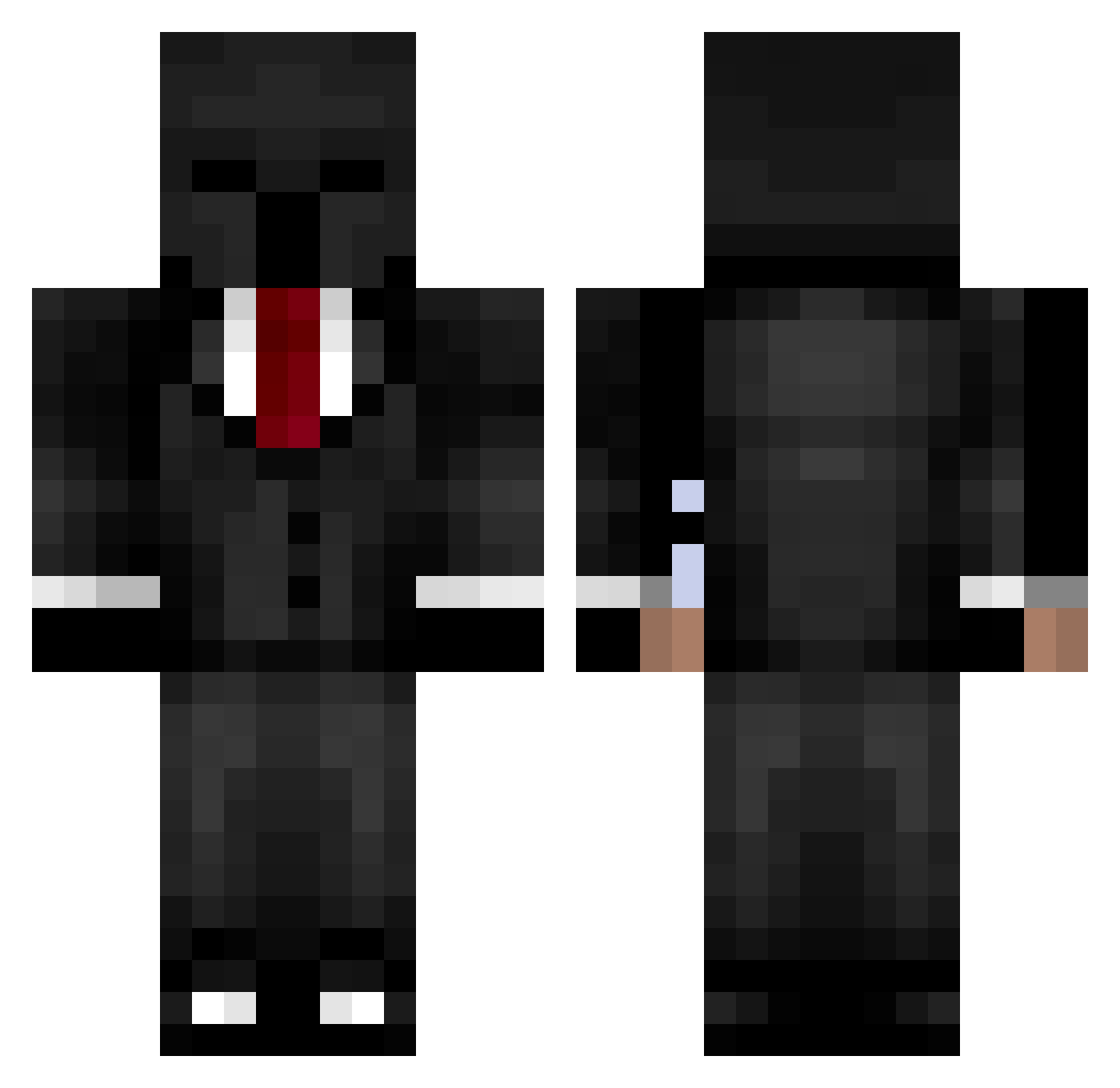 ThatOneChrist Minecraft skin, front and back view