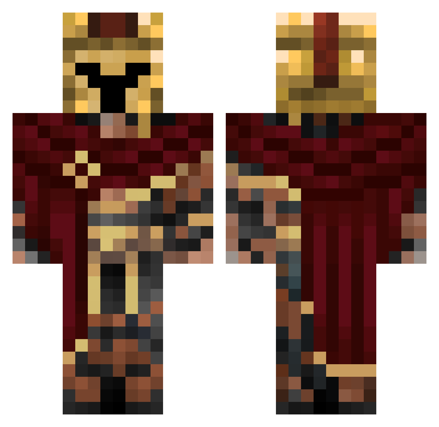 Anti_sirch Minecraft skin, front and back view
