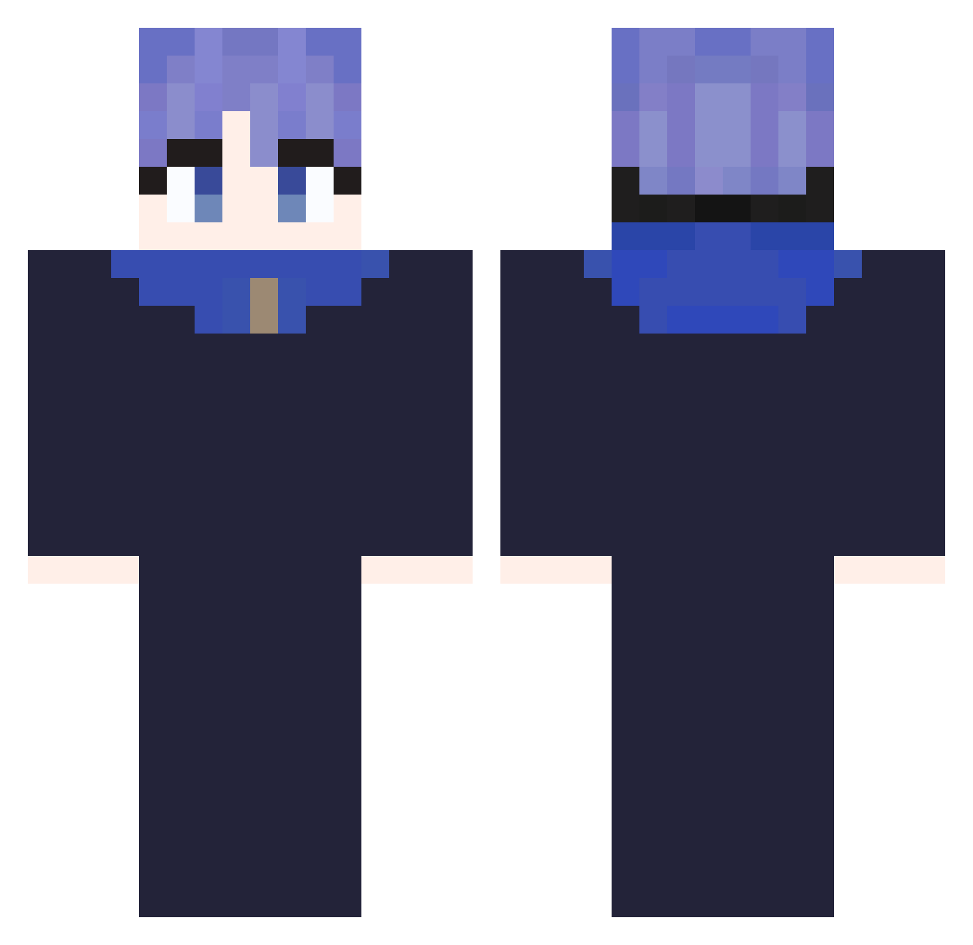 yakgwa1 Minecraft skin, front and back view
