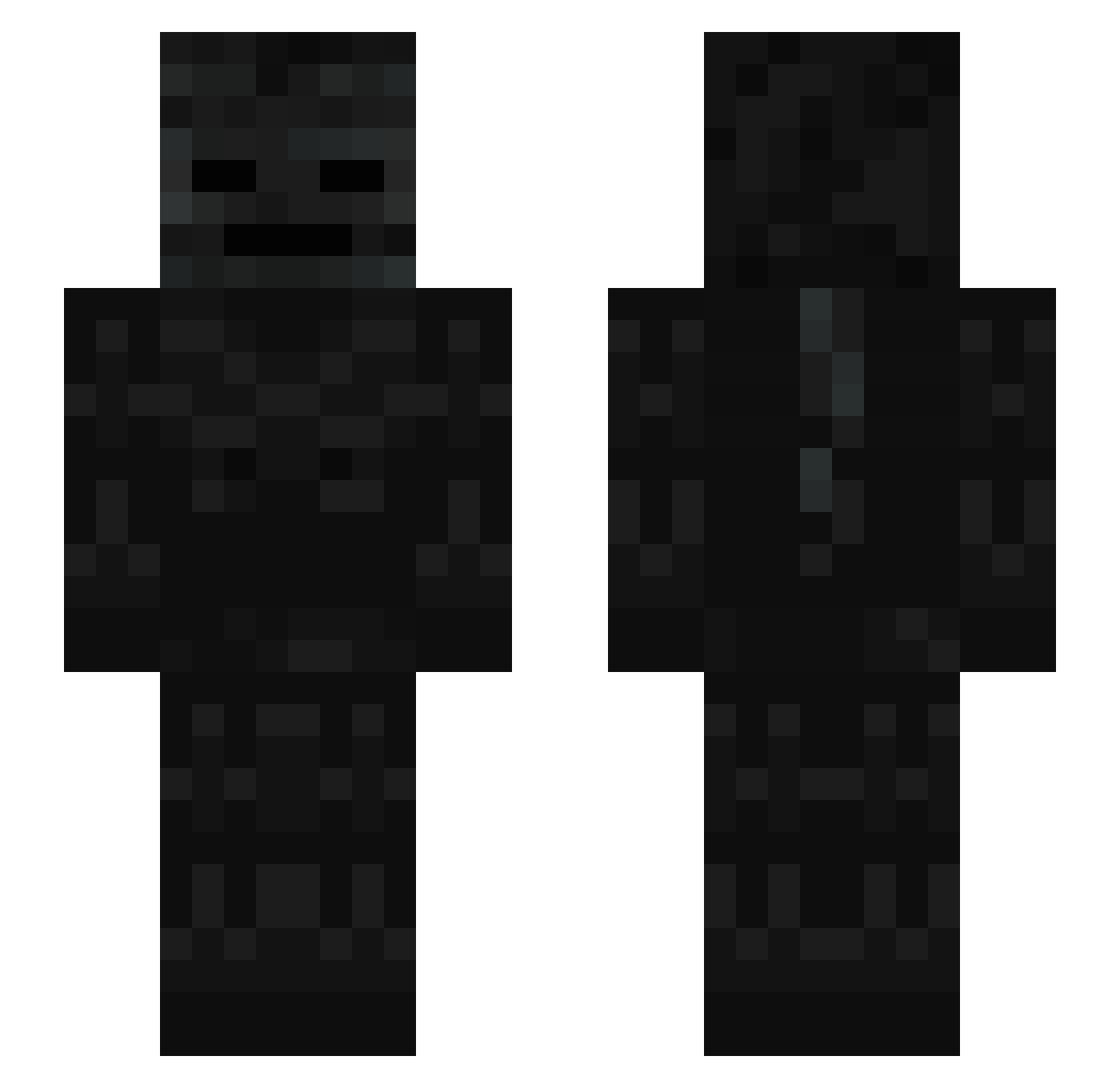 Damiiilol Minecraft skin, front and back view