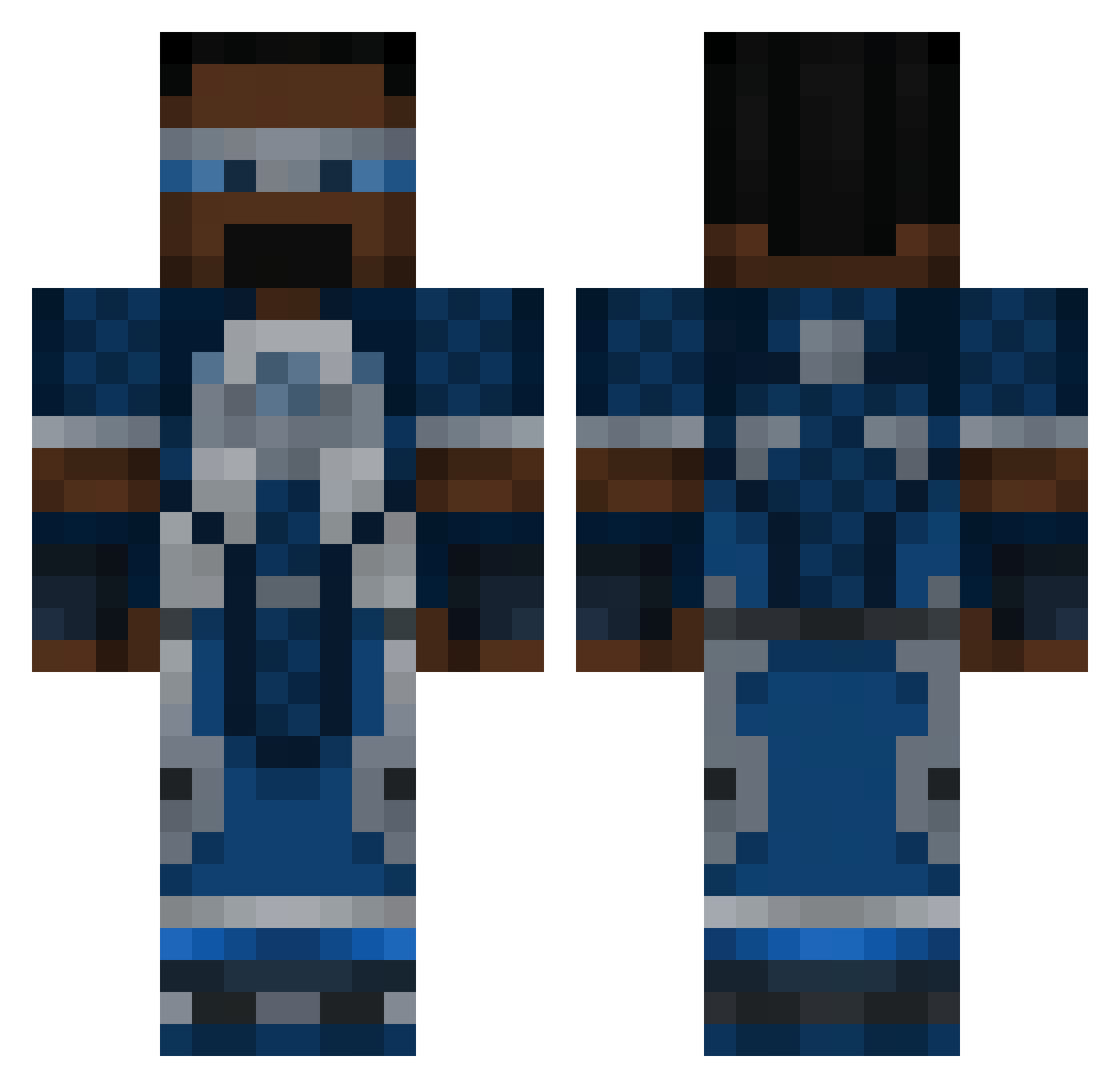 speaknowloverr07 Minecraft skin, front and back view