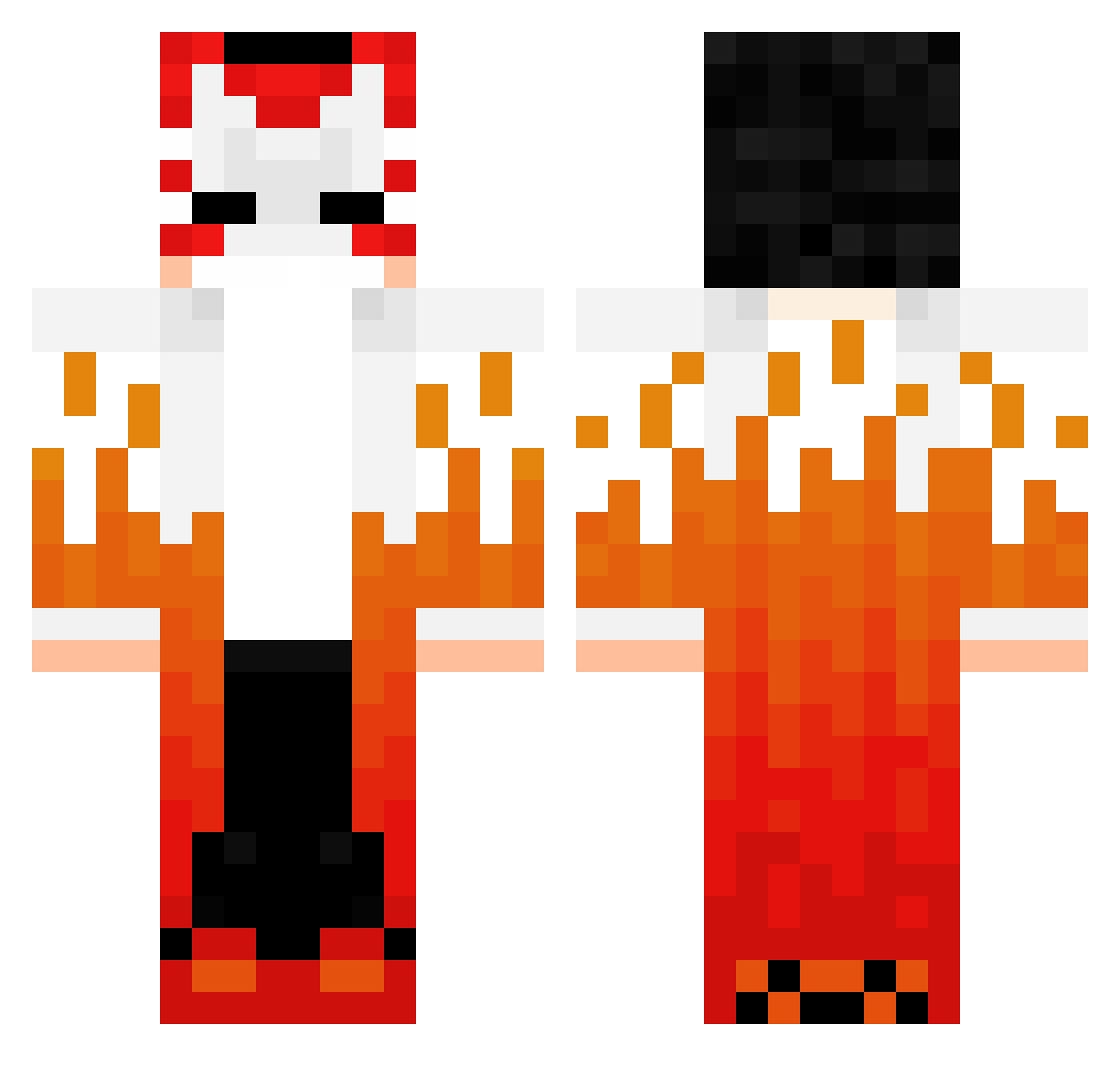 4everboredlala Minecraft skin, front and back view
