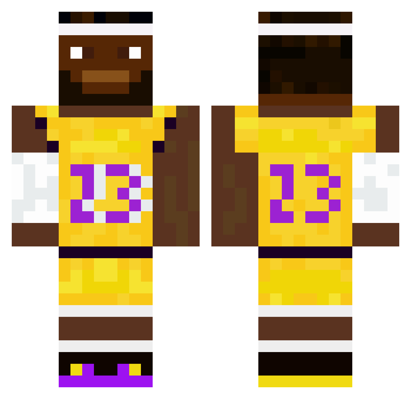 _nisuissa_ Minecraft skin, front and back view