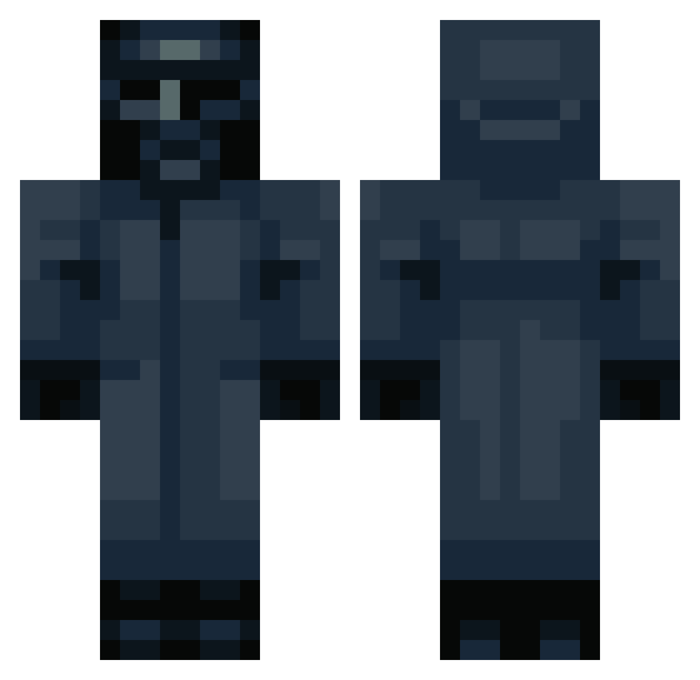 THATboiVINNY101 Minecraft skin, front and back view