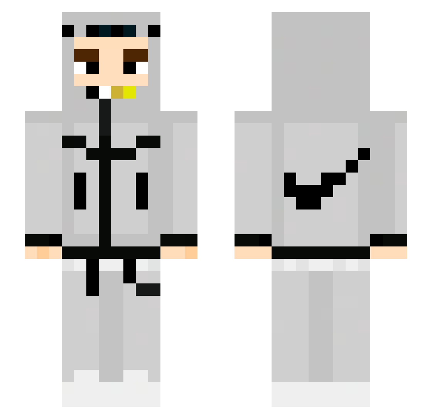 Al_Rico Minecraft skin, front and back view