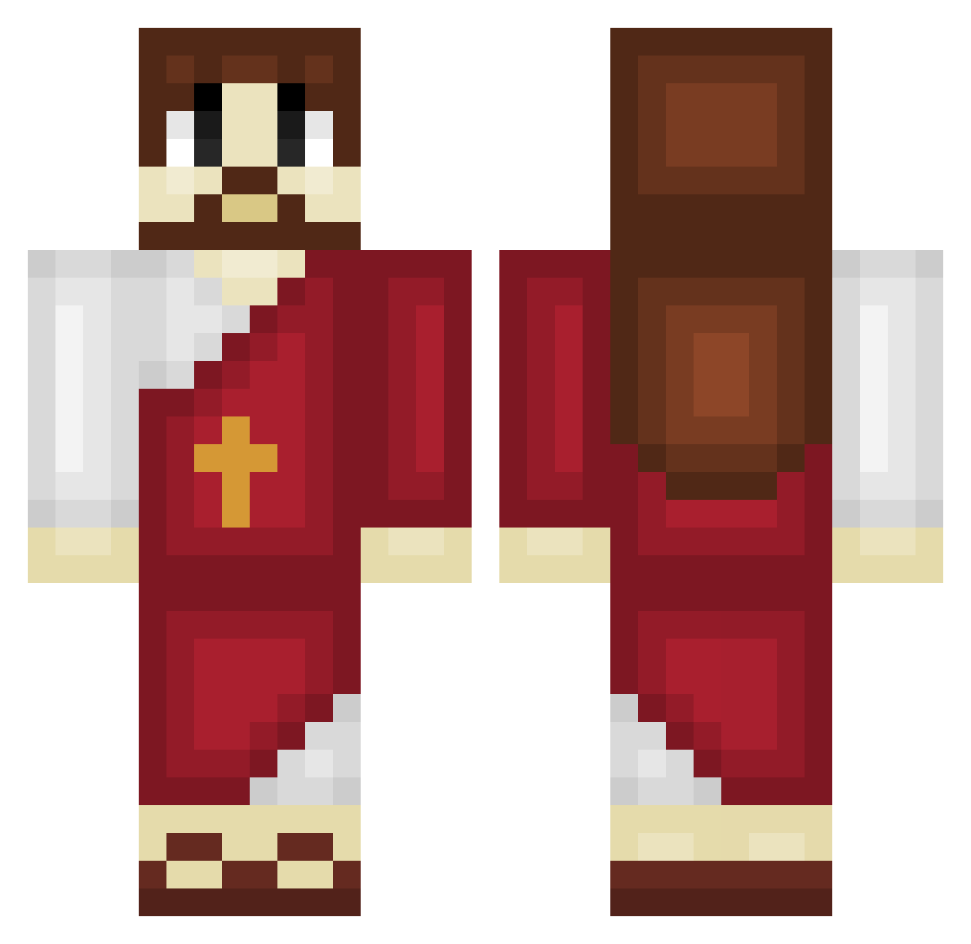 TimoJr2014 Minecraft skin, front and back view