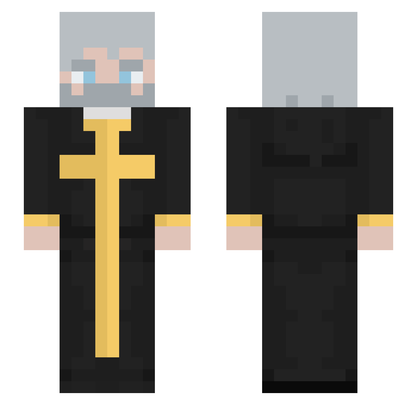 ketchup_mayoo Minecraft skin, front and back view
