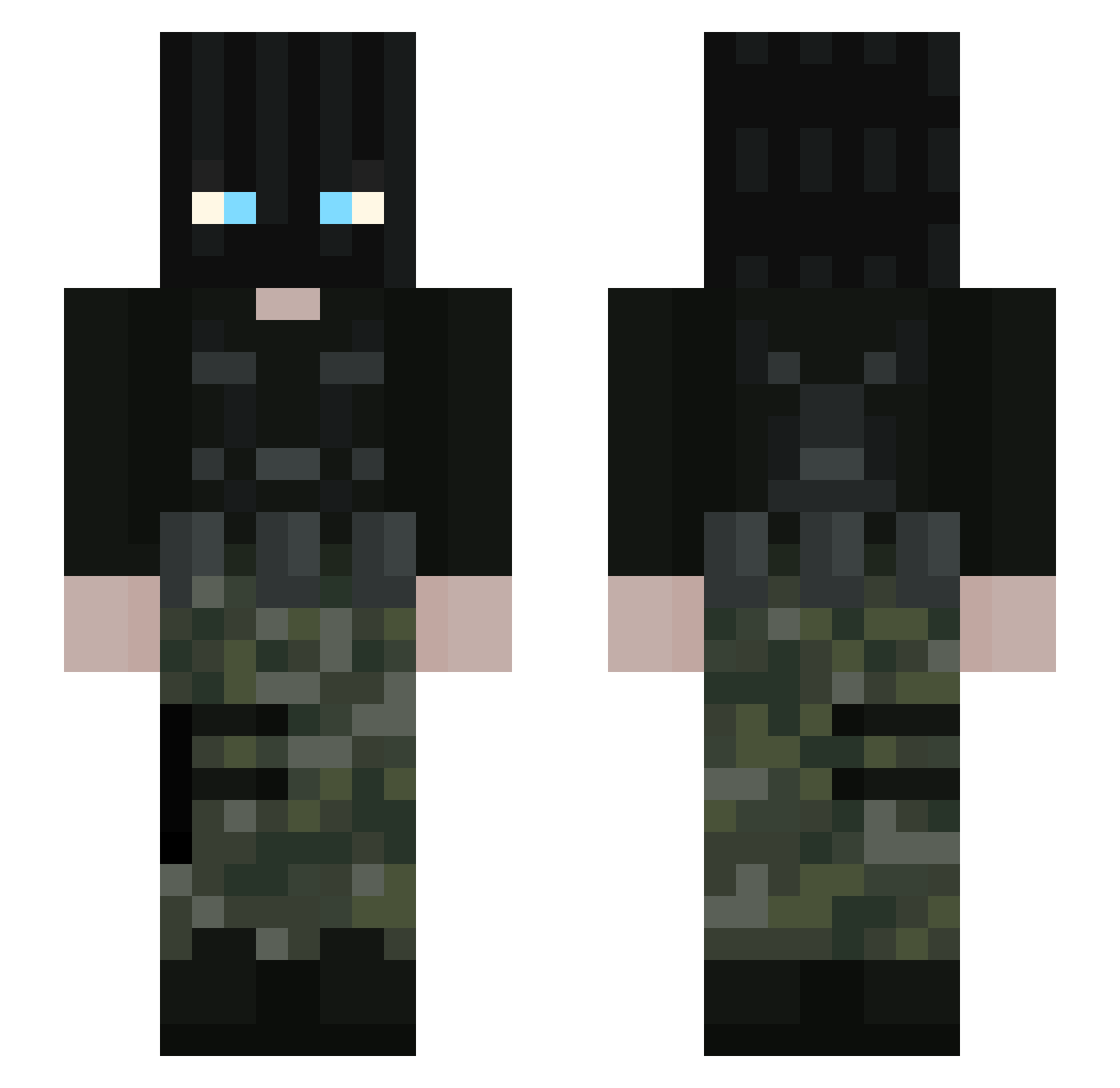 broodjebapao69 Minecraft skin, front and back view