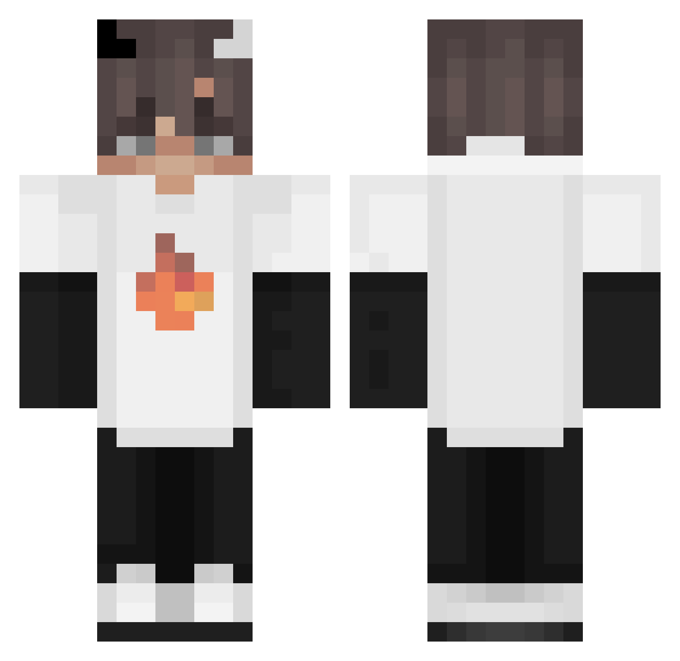 albertf1 Minecraft skin, front and back view