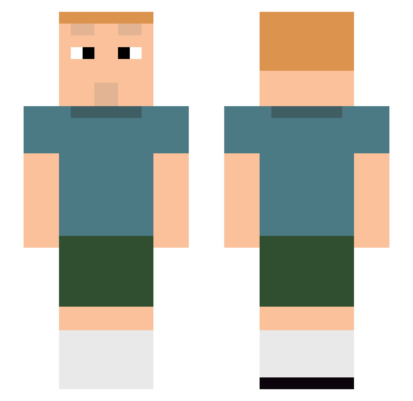 tennshii__ Minecraft skin, front and back view