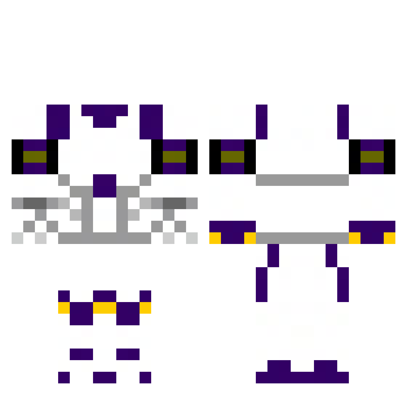 Toritsuki26 Minecraft skin, front and back view