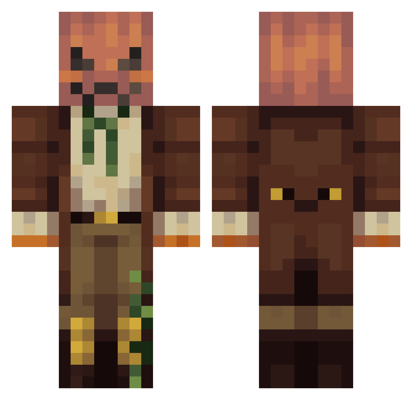 Goose_146 Minecraft skin, front and back view