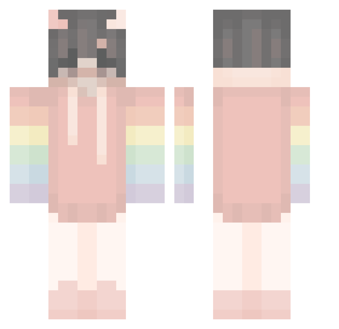 KillerKidOhio Minecraft skin, front and back view