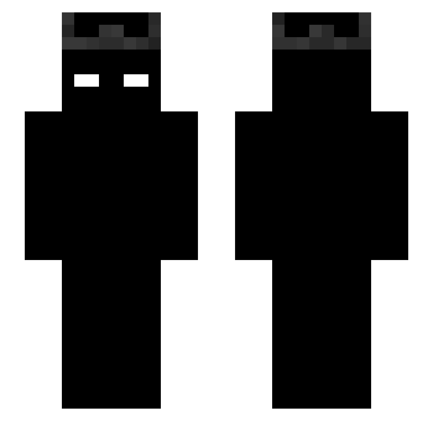 THE_GEKIS Minecraft skin, front and back view