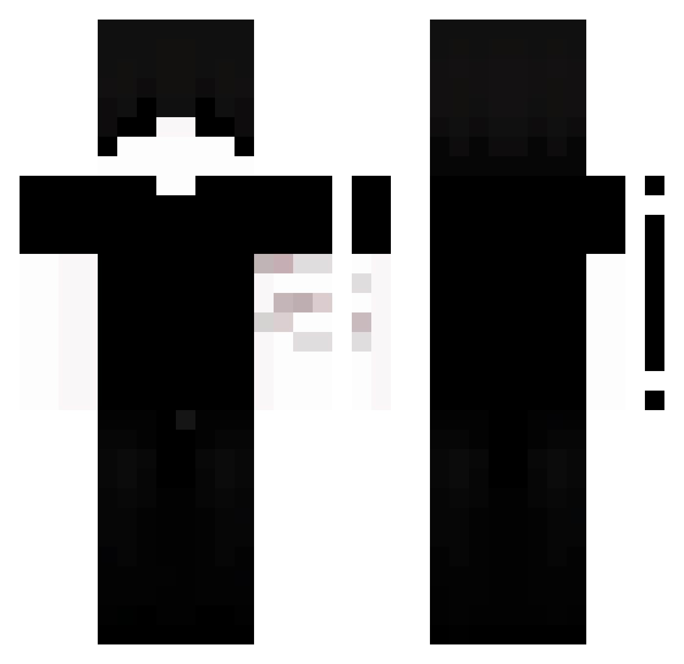 wisiwkasliwka Minecraft skin, front and back view
