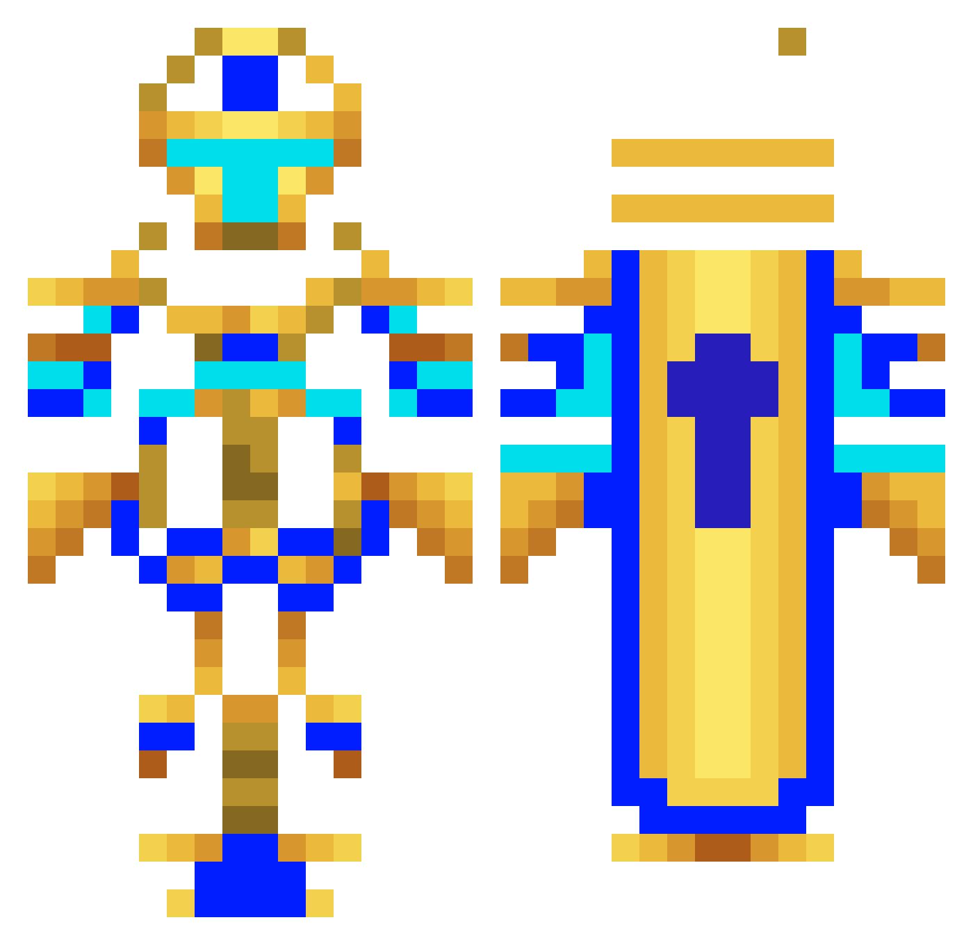 Urgerofl Minecraft skin, front and back view