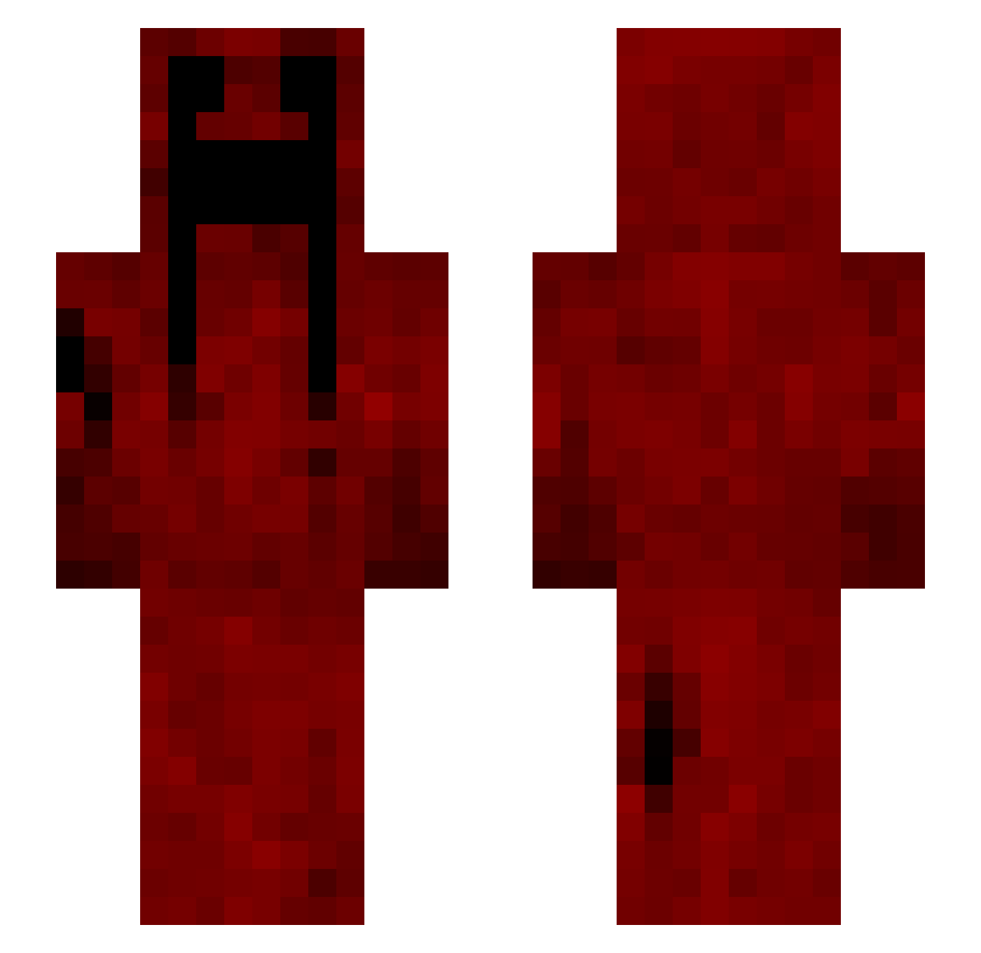 amvvcia_ Minecraft skin, front and back view