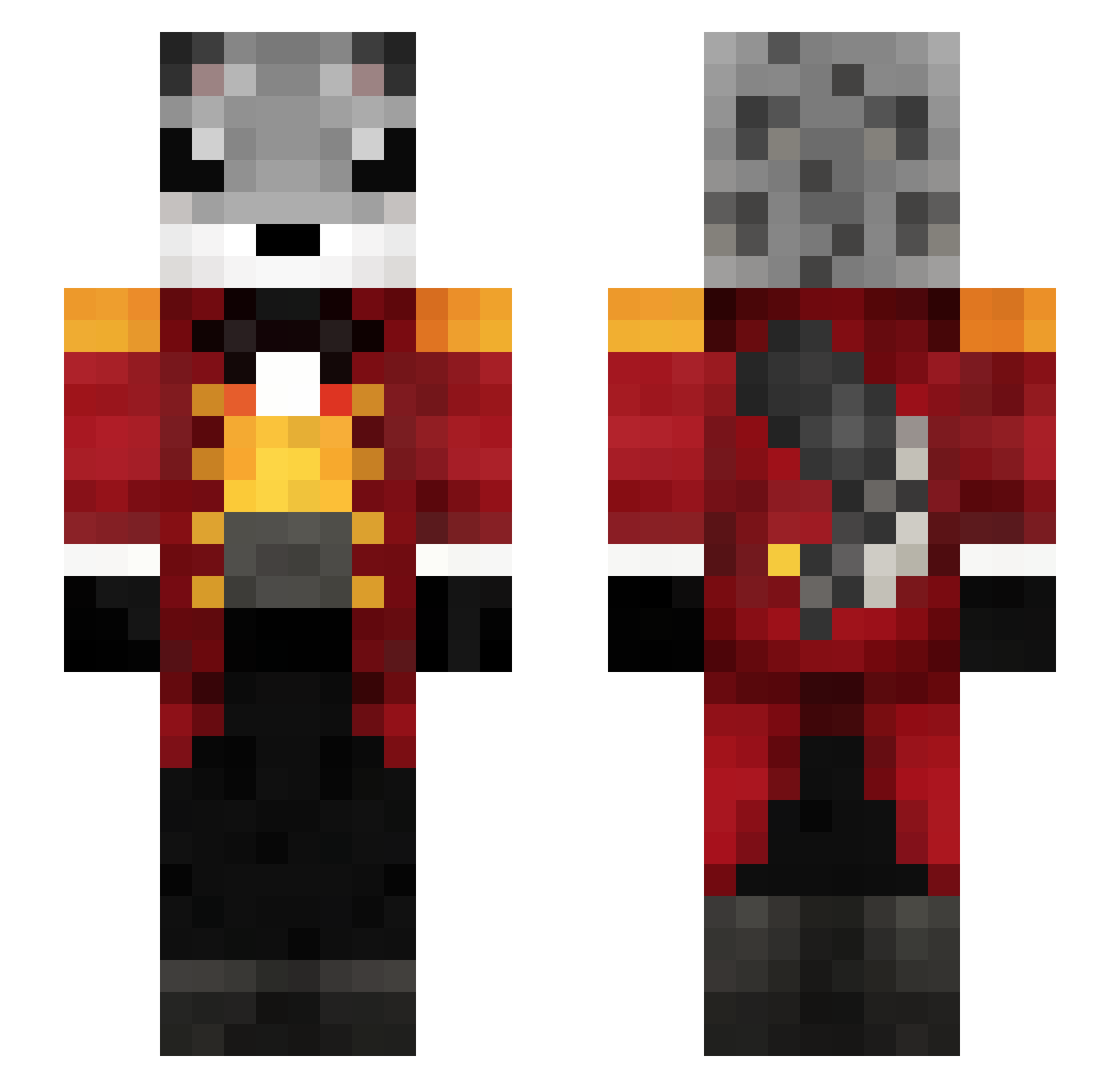 _Verin_ Minecraft skin, front and back view