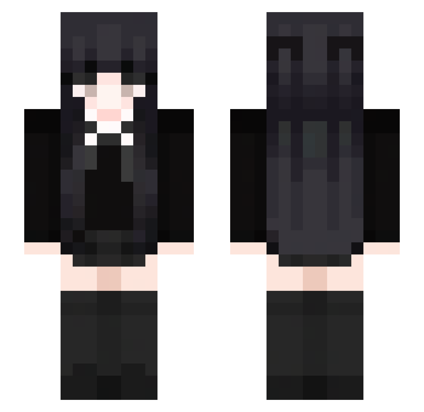 KhalidSamantar Minecraft skin, front and back view
