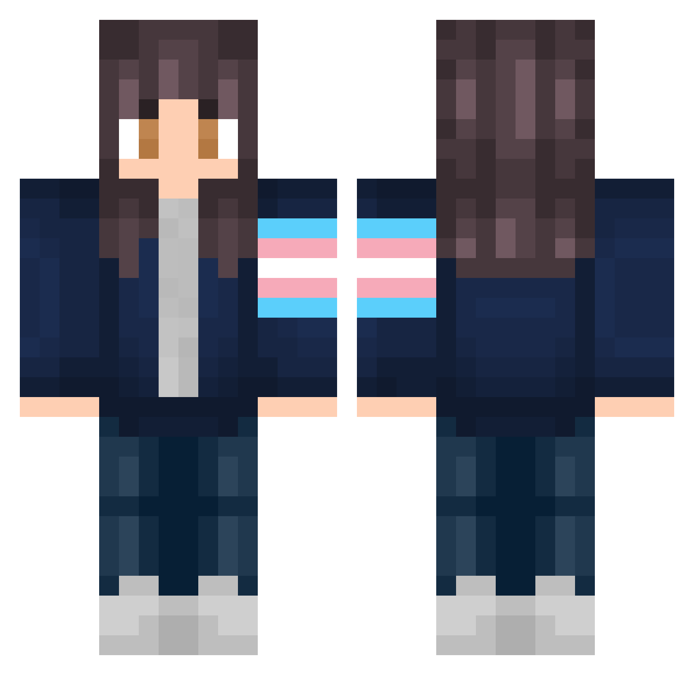 someguy0nmc Minecraft skin, front and back view