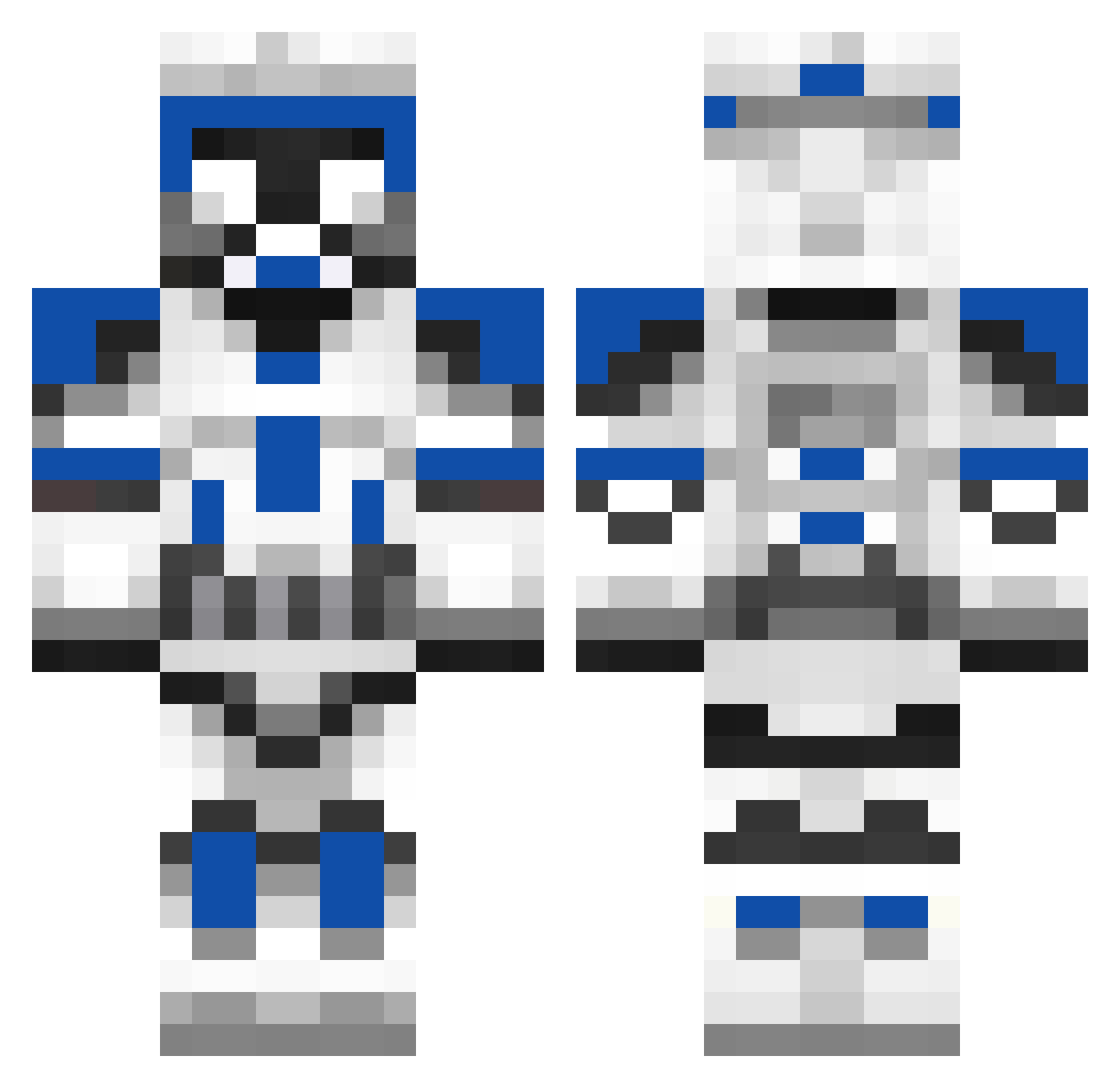 IamRiskyy Minecraft skin, front and back view