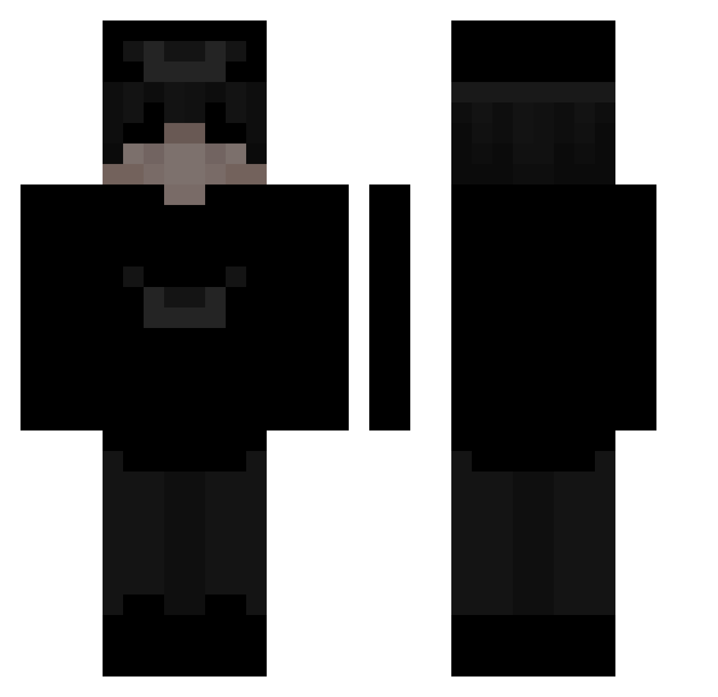 xu_s_ Minecraft skin, front and back view