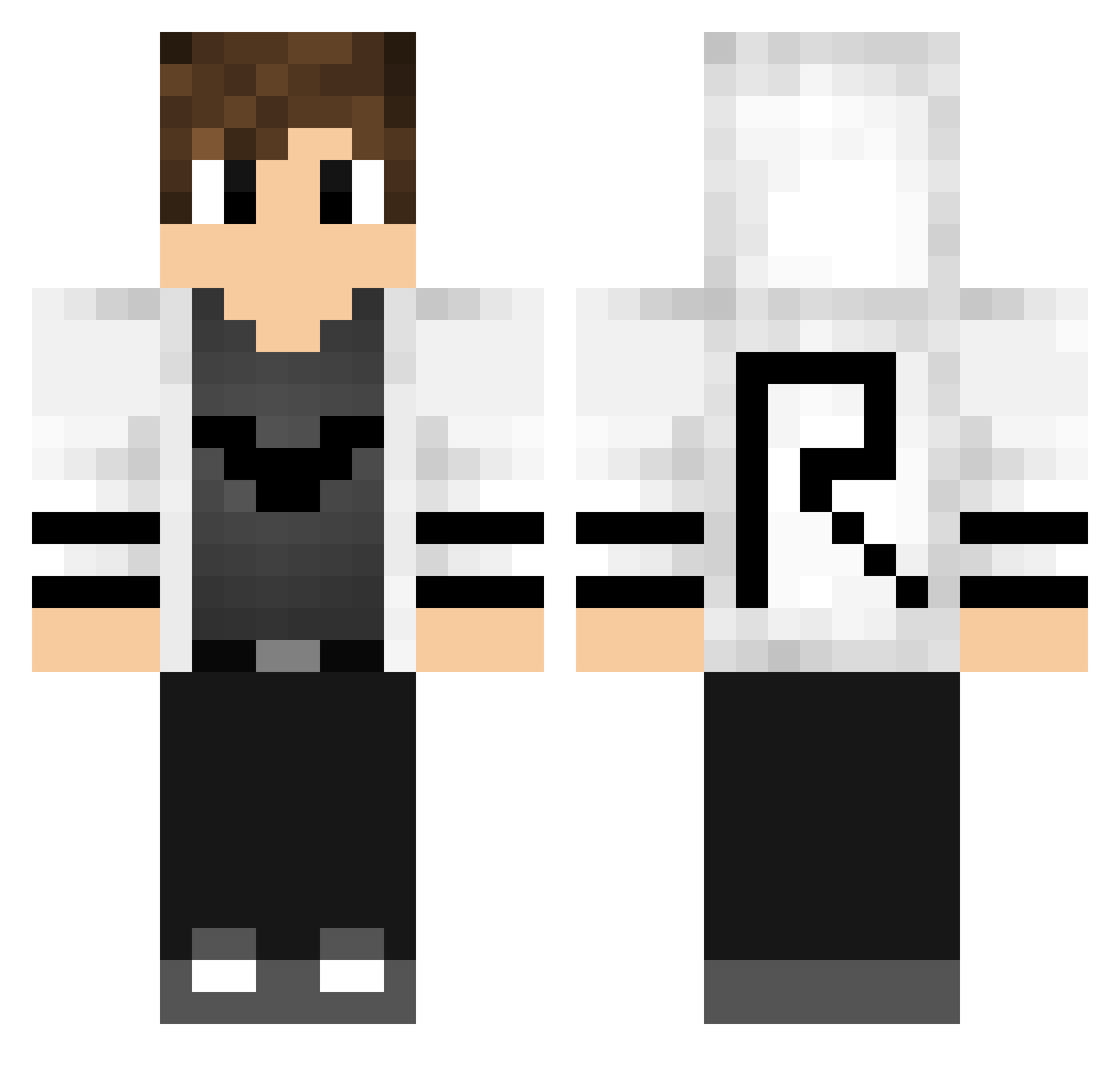 _ImShake_ Minecraft skin, front and back view