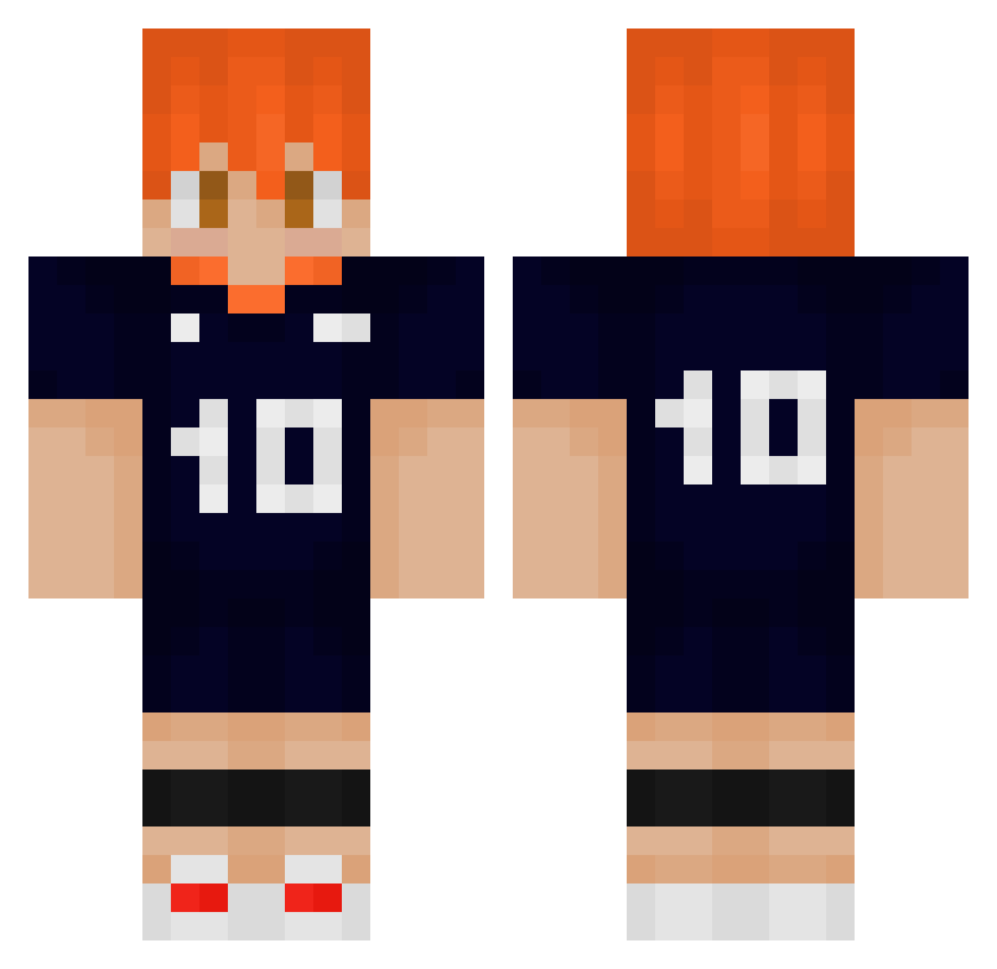 jaaayuuu Minecraft skin, front and back view