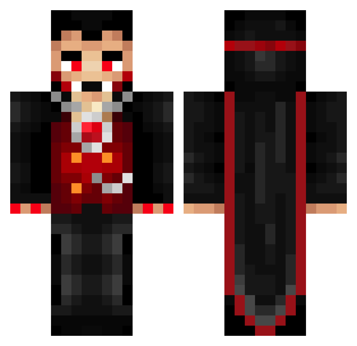 Wyscigu4ka_ Minecraft skin, front and back view