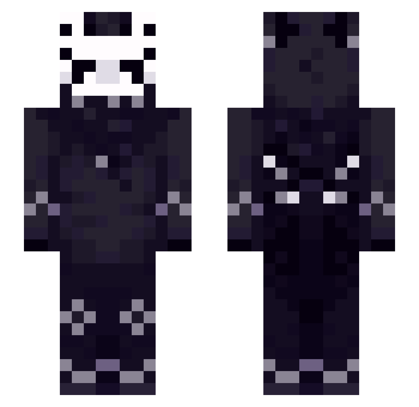xNqptimex Minecraft skin, front and back view