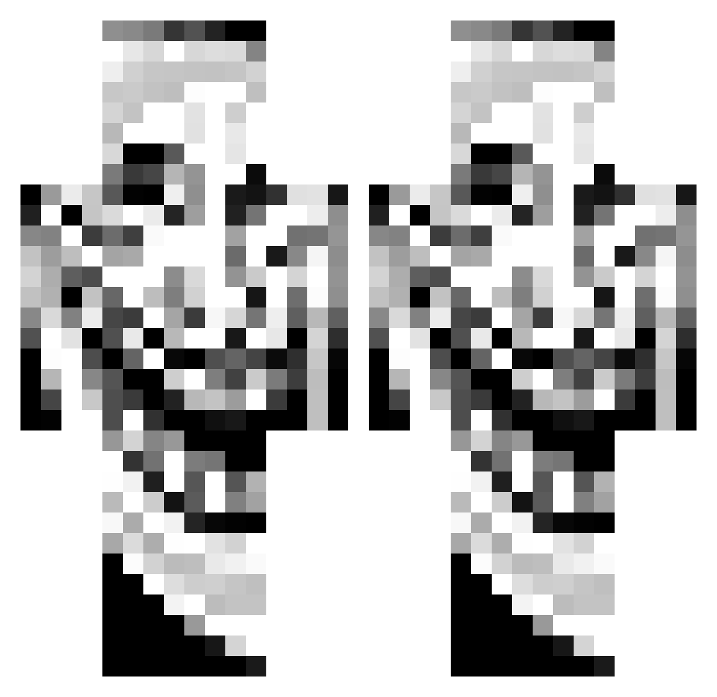 Bacony Minecraft skin, front and back view