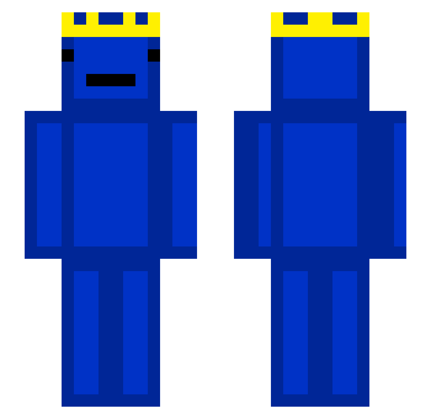 DTruongPojav Minecraft skin, front and back view