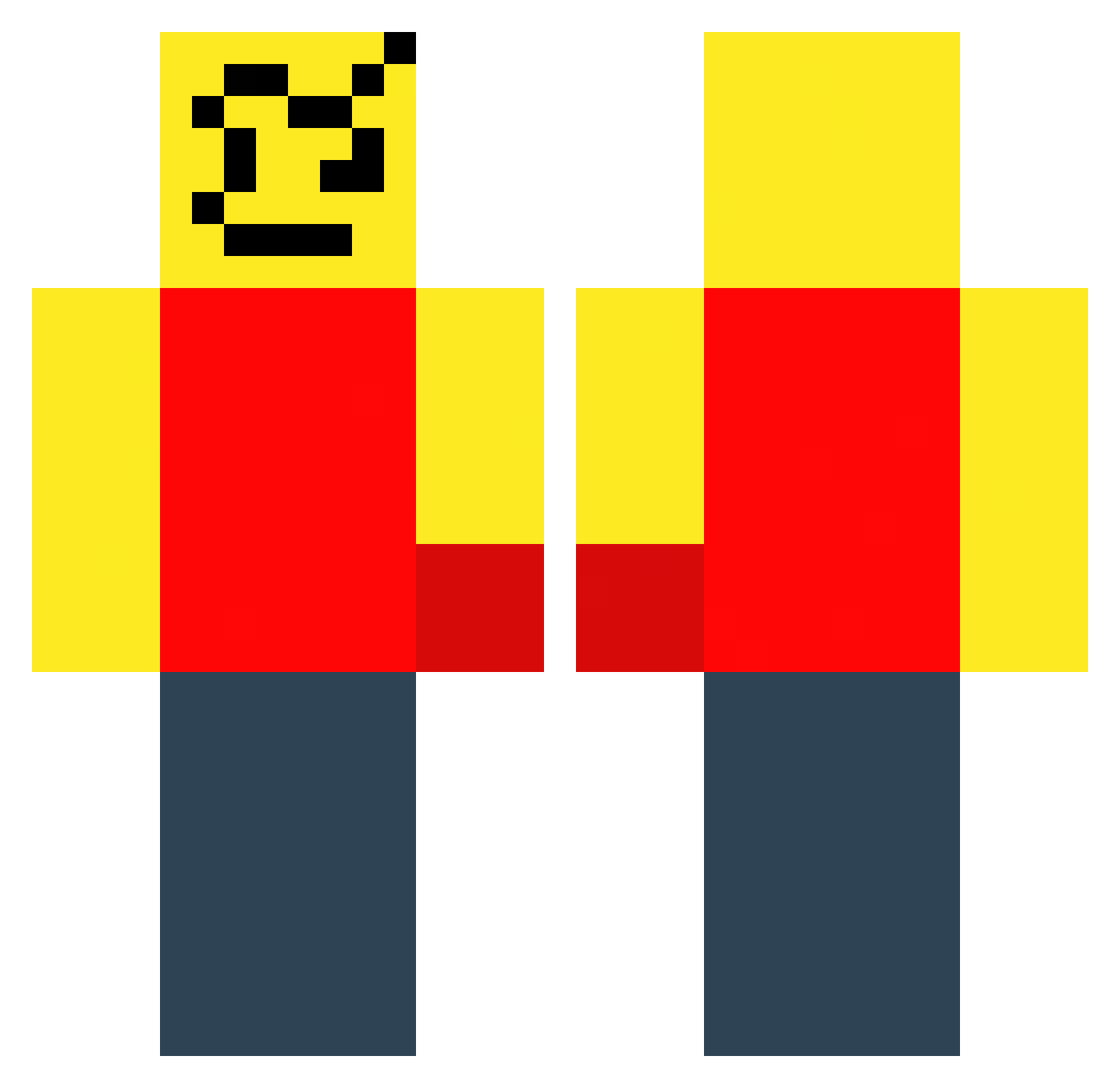 thatonekiller1_ Minecraft skin, front and back view