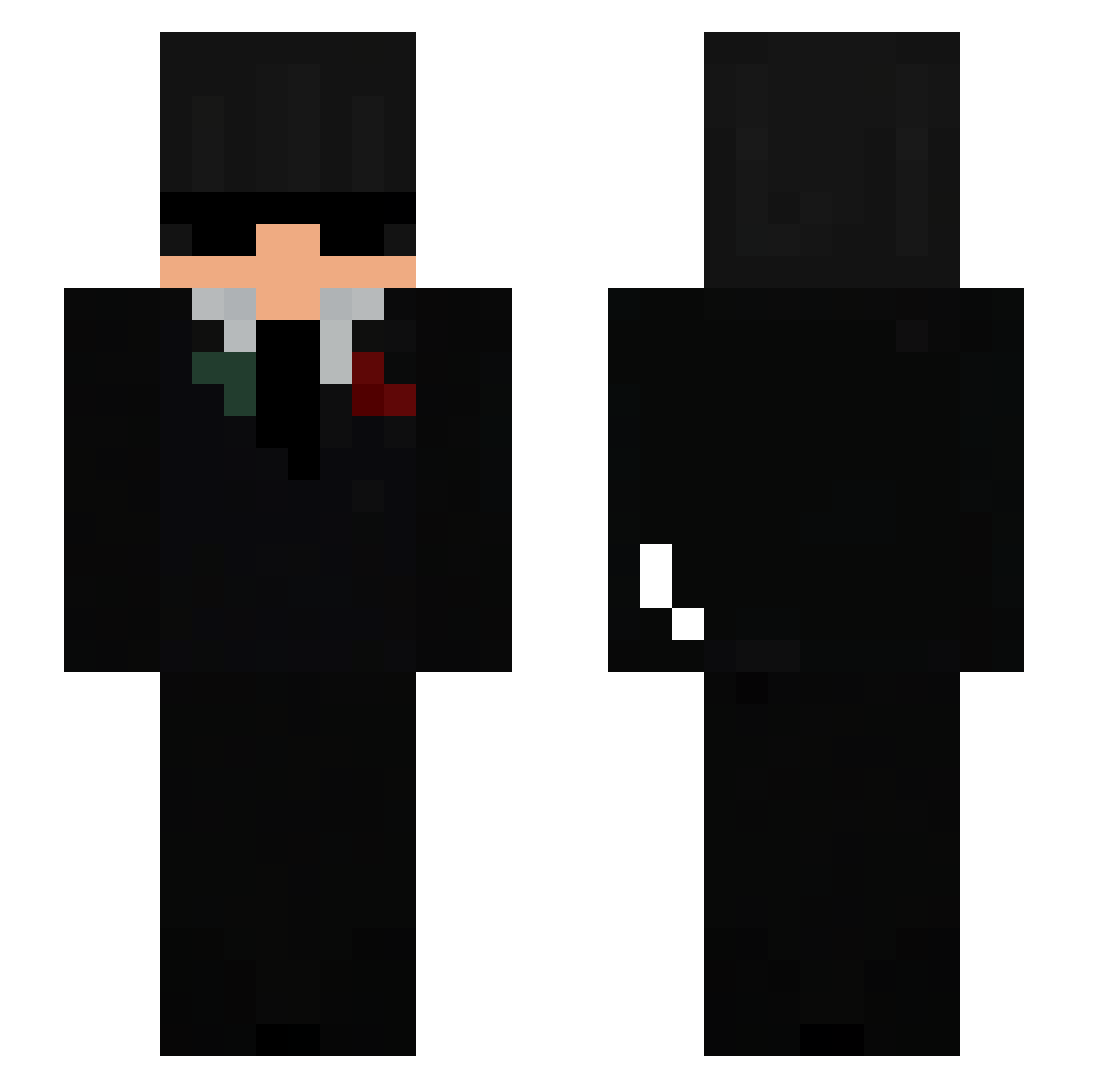LinhEdgervxUwU Minecraft skin, front and back view
