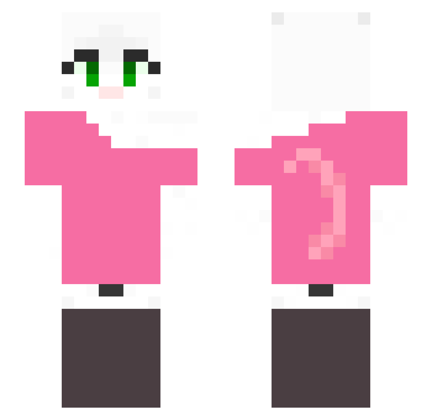 Mitch_darodent Minecraft skin, front and back view